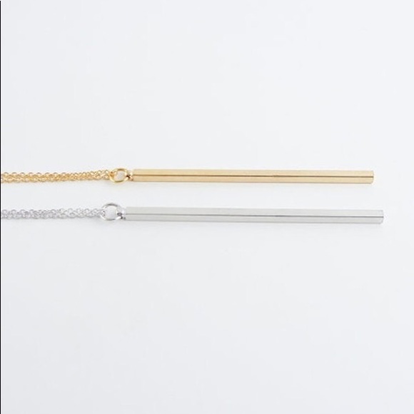 ✨New Silver Bar Necklace - Picture 2 of 4